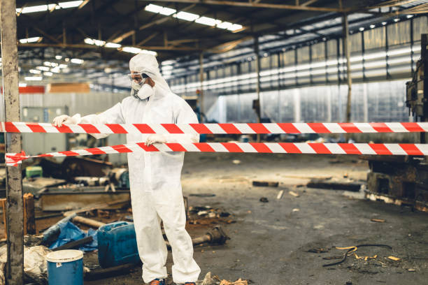 Professional Crime Scene Cleanup technician working in Seaside Heights, NJ